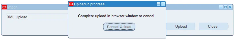 XML import