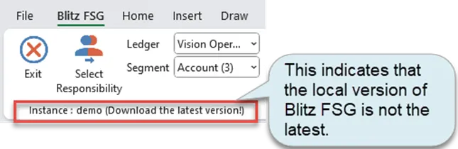 Maintaining a local copy may result in version discrepancies between your file and the Oracle EBS application.