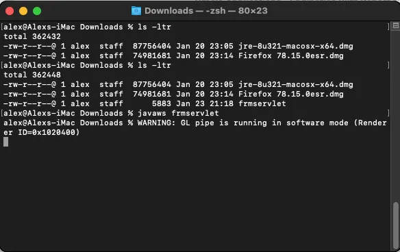 Open jnlp firefox MacOS 3 Open jnlp firefox MacOS 3