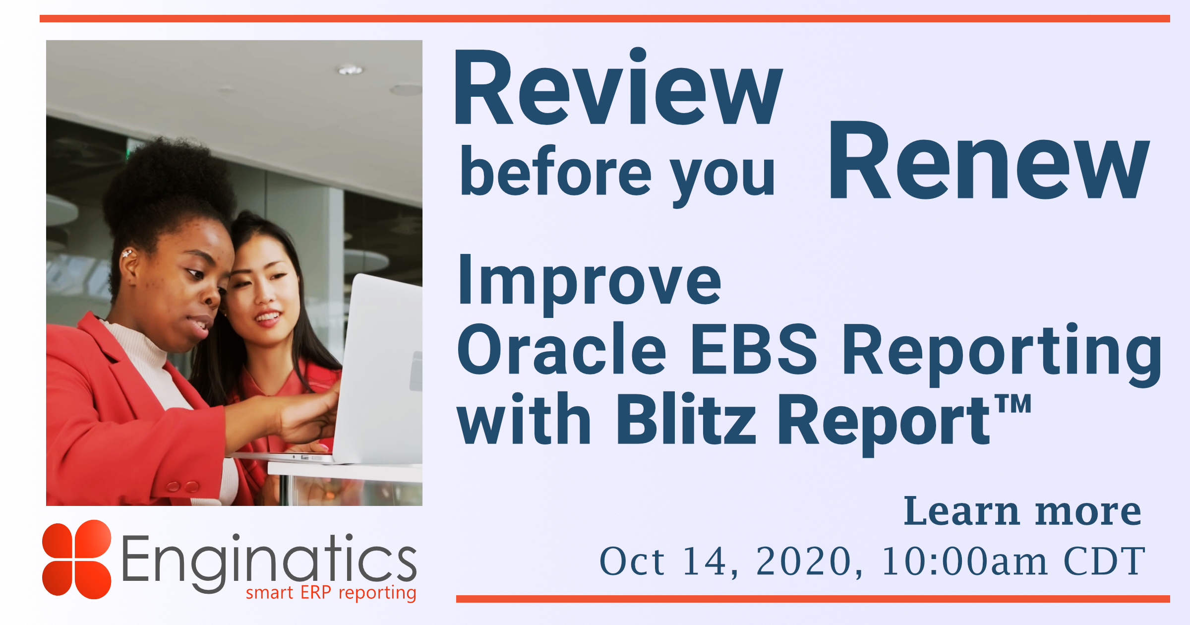 Review B4 you Renew - Oracle EBS Reporting w Blitz Report