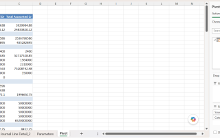 Excel pivot table summarising 1.5 million Blitz Report rows sourced from the workbook Data Model